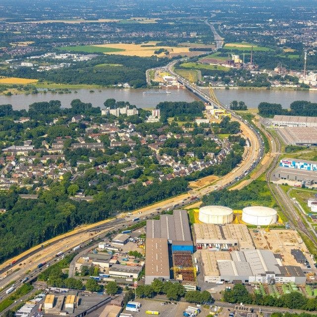 Proširenje na 8 traka autoceste BAB A40 Duisburg, građevinski dio 5