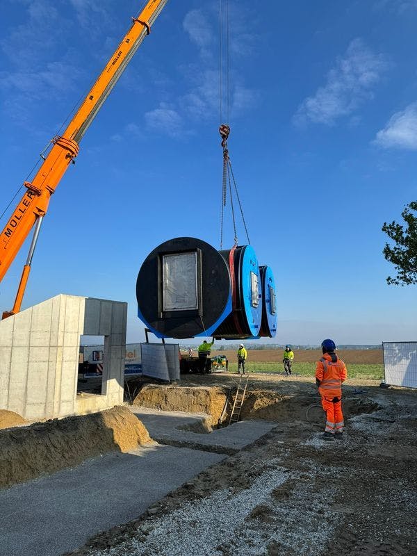 "Construction d'un nouveau réservoir à Hofhegnenberg"