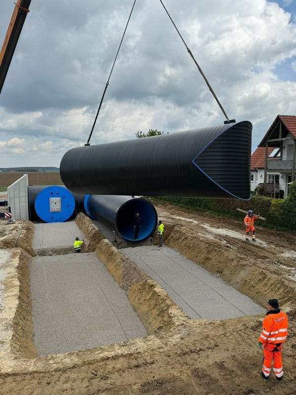 "Construction d'un nouveau réservoir à Hofhegnenberg"