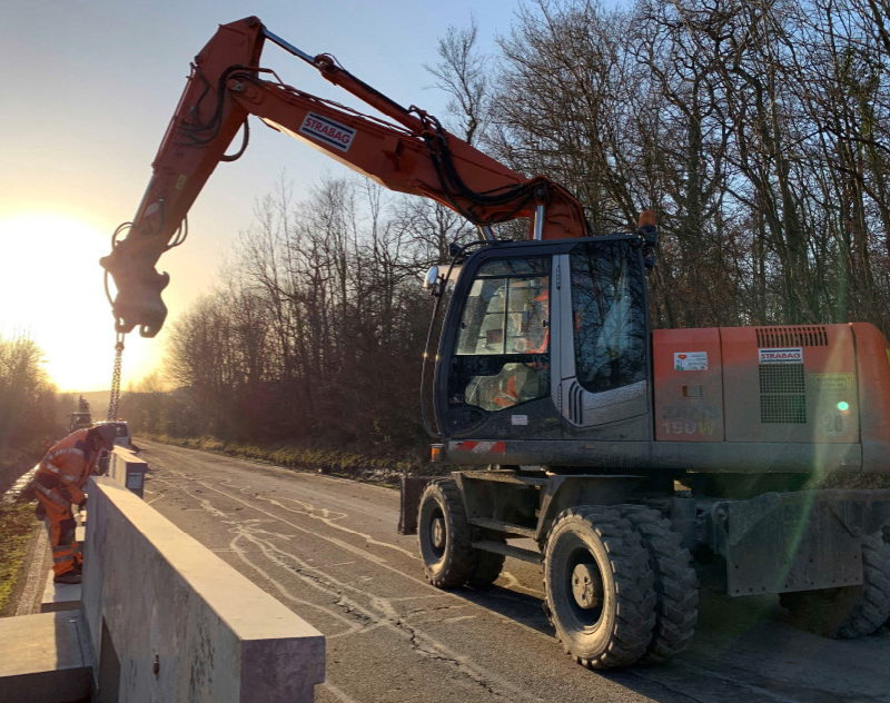 Instalación de protección de anfibios en Östringen