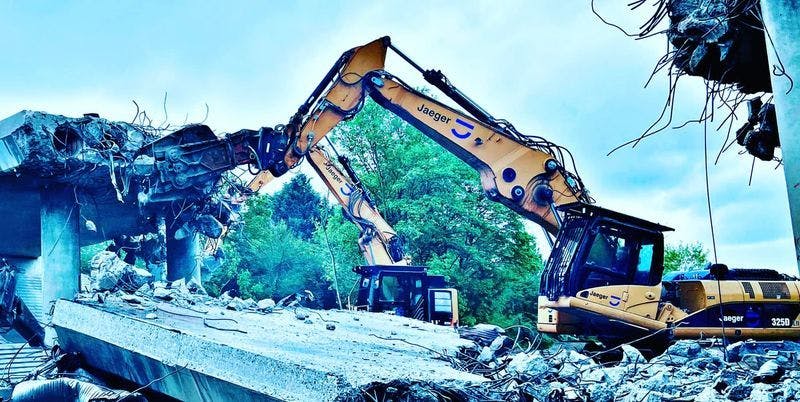 Cat 325 D Excavator Longfront