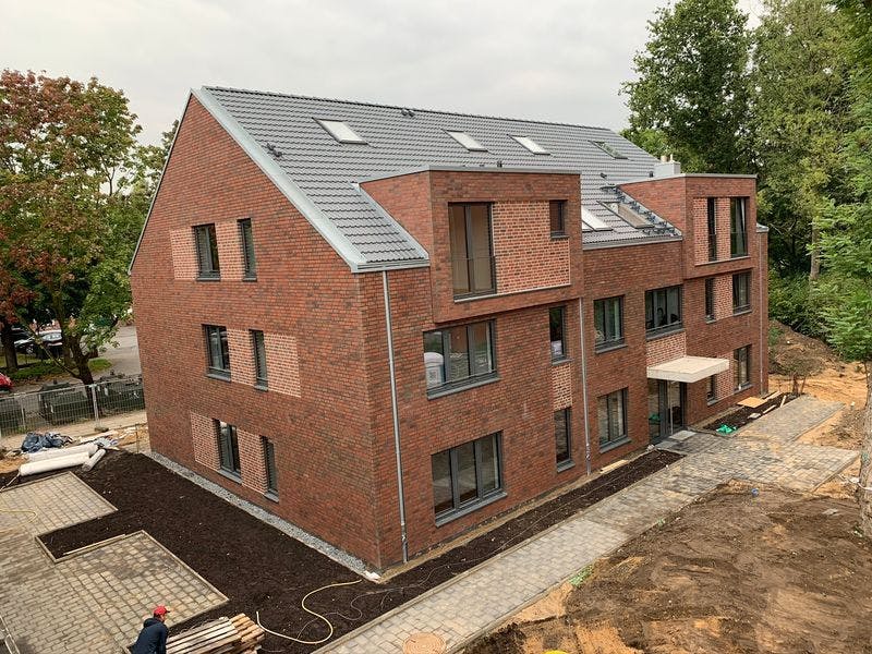 Construcție de blocuri de apartamente noi în Hamburg