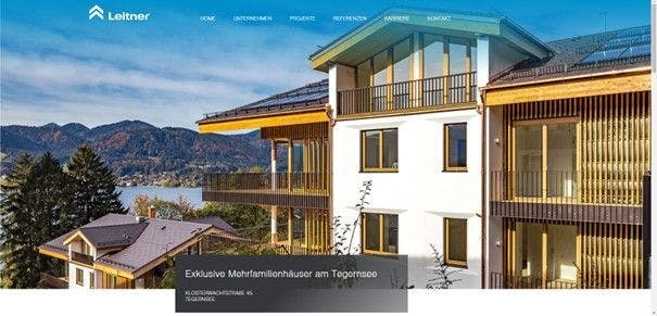Clădiri de apartamente exclusiviste pe lacul Tegernsee