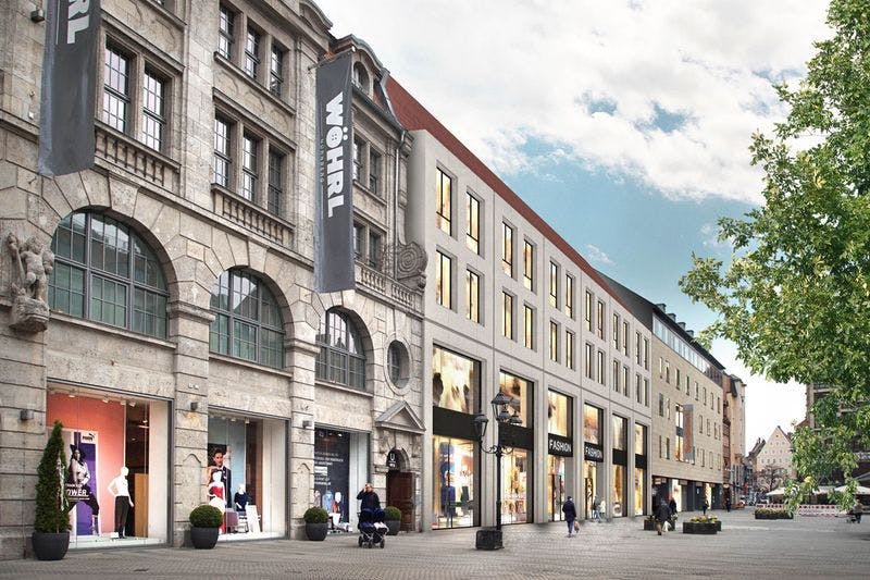 New construction of fashion store Wöhrl